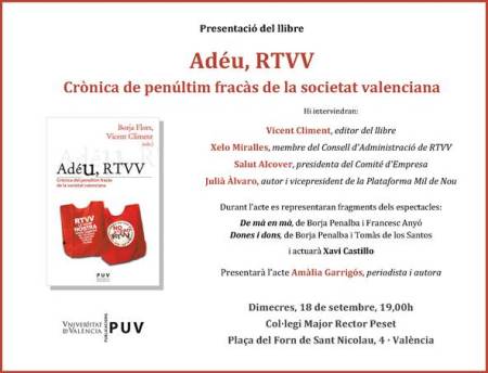 present llibre Adeu RTVV